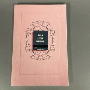 Paperback Journal Burn After Writing NWOT